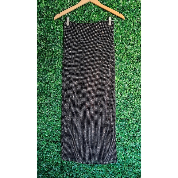 J.Crew Collection Side-Slit Rhinestone Skirt - Picture 11 of 15